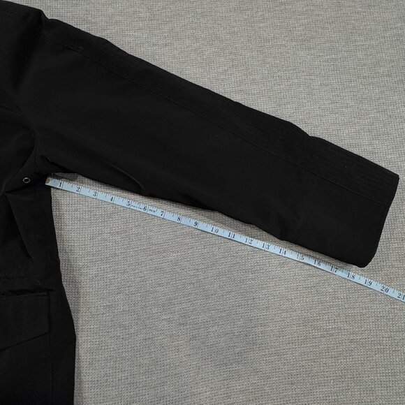 ESPRIT Womens Size XL Black Zip Front Utility Jacket Drawstring Waist Pockets - Picture 12 of 15